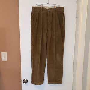 Brooks Brothers Classic Tan Corduroy Men's Pants